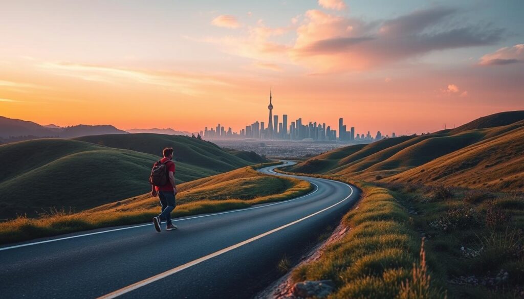 open-road pilgrim and cosmopolitan traveler